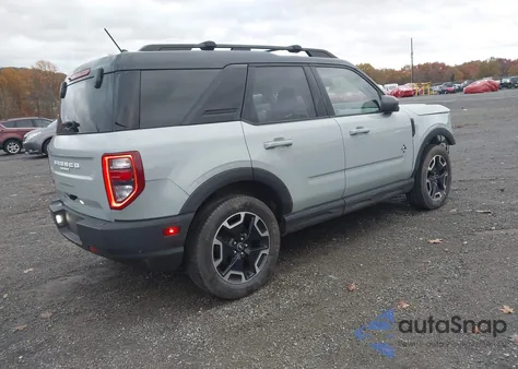 2021 Ford Bronco Sport Outer Banks z USA, uszkodzony, nr VIN 3FMCR9C65MRA79755